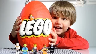 Giant Lego Surprise Egg made of Play-Doh