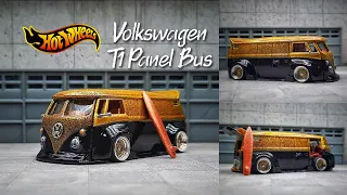 VOLKSWAGEN T1 PANEL BUS - Custom Hot Wheels | Openable