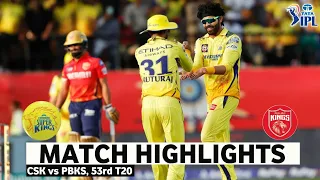 CSK vs PBKS 53rd Match IPL 2024 Highlights | IPL Highlights 2024 | Cricket ipl 2024 highlights today