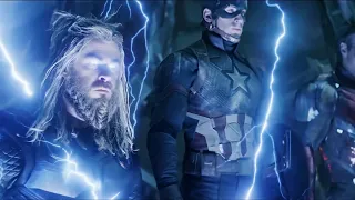 Ironman, Thor y Capitán América Vs Thanos | Avengers Endgame | 4K