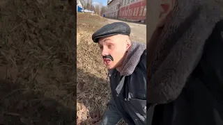 Встретил бухого Батю😀#shorts