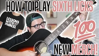 How To Play Country & Bluegrass Guitar Sixth Licks (AND NEW MERCH!)