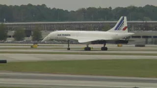 Concorde lands in Atlanta