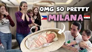 My FAMILY First Time MEETING Milana!! (Sino Kamukha?) 🇵🇭