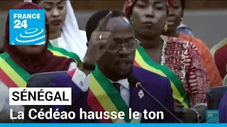 Sénégal : la Cédéao hausse le ton et appelle à rétablir le calendrier électoral • FRANCE 24