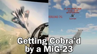 This MF just pulled a Top Gun: Maverick Cobra on me | War Thunder