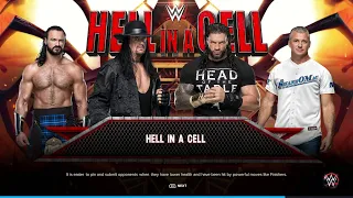 WWE 2K23 Drew Mcintyre Vs The Undertaker Vs Roman Reigns Vs Shane Mcmahon
