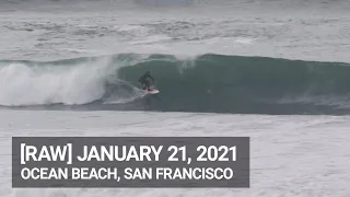 Inside reforms at Ocean Beach, San Francisco, January 21, 2021 [RAW]