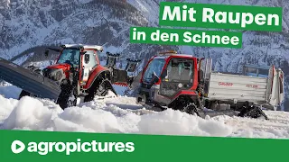 Mit Raupen in den Schnee | Lindner Lintrac und Unitrac | Traktortechnik am Freitag