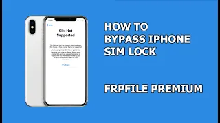 How To Bypass SIM Not Supported on your iPhone for Use with any Carrier Worldwide Without R-SIM.