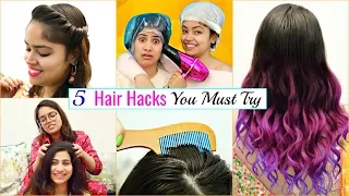 5 Life Saving WEDDING HAIR HACKS You MUST Try | #LifeHacks #HairCare #Fun #Anaysa