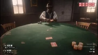 Red Dead Redemption 2 Poker in tumbleweed