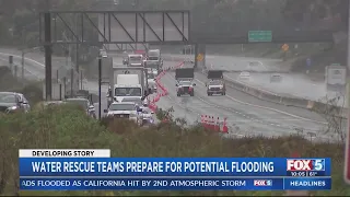 San Diego Water Rescue Teams Prepare For Potential Flooding