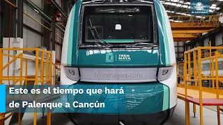 ¿Qué velocidad tendrá el Tren Maya?