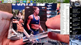 SUPERFRACTOR! 2017 Topps UFC Chrome 12 Box Hobby EBAY Case Break #8 RECAP