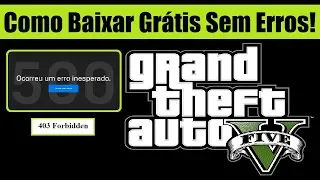 GTA V De Graça - Como Baixar GRÁTIS Via Epic Games SEM ERROS! (PC)