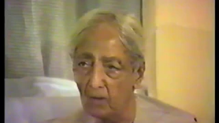 J. Krishnamurti - Madras (Chennai) 1983 - Seminar 2 - What is intelligence?