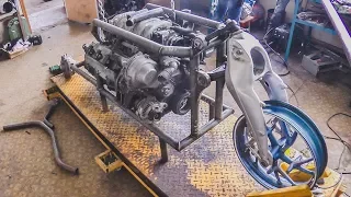 Привод и пляски с редукторами. Мотоцикл V8. Серия 2.