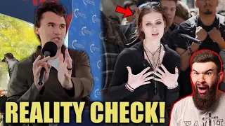 GIRL PROVES WHY COLLEGE IS A SCAM IN HEATED DEBATE WITH CHARLIE KIRK!