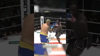 Melvin Manhoef KNOCKING OUT Mark Hunt 😵‍💫 #shorts #manhoef #bellator285