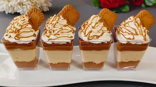 Lotus Biscoff Dessert Cups | No Bake Dessert Cups