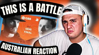 AUSTRALIAN FIRST TIME REACTION TO  B-ART vs D-LOW | Grand Beatbox Battle 2019 | SEMI-FINAL