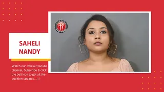 Audition of Saheli Nandy (21, 5'3") For Bengali Serial | Kolkata | Tollywood Industry.com