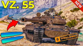 The VZ. 55 🔥 Tier X Czech Heavy Tank Preview | World of Tanks Czechoslovakian Heavy Tanks