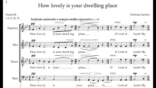 Nicholas Gawley - How lovely is your dwelling place (score video)