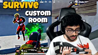 SURVIVE CUSTOM ROOM @CarryMinati Playing BGMI Crazy Gameplay Ever