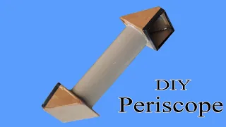 How to make simple periscope from cardboard and pvc pipe | DM