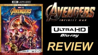 AVENGERS INFINITY WAR 4K Blu-ray Review | Dolby Atmos