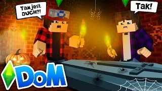 👻 IDZIEMY DO NAWIEDZONEGO DOMU?! *Duch w Halloween?!* | MINECRAFT DOM #12 | SIMSCRAFT