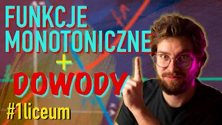 📈Funkcje MONOTONICZNE i JAK udowodnić z DEFINICJI monotoniczność funkcji❓