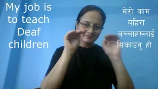 Nepali Sign Language Short Phrases - Part 1
