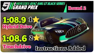 Asphalt 9 MERCEDES BENZ AMG GT Grand Prix | Round 2 | Hybrid (1⭐) Touchdrive (2⭐) with Instructions