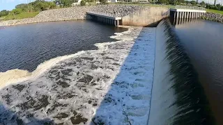 Giant snook fishing the spillways 42 inches