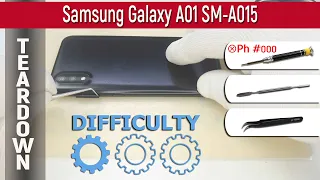 Как разобрать 📱 Samsung Galaxy A01 SM-A015 Разборка и ремонт