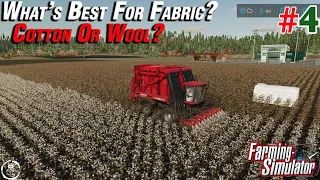 Planting cotton for more clothe production in FARMING SIMULATOR 23 GAMEPLAY #4