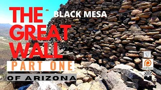 RETURN TO the  BLACK MESA RUINS , Petroglyphs and the GREAT HOHOKAM WALL -Hiking in 107 temps  BFE