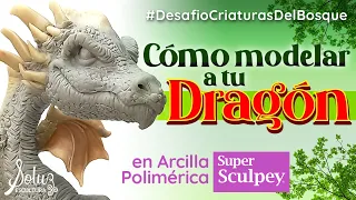 Clase Completa Gratis!/ Modelamos Un Dragón en Arcilla Polimérica /Dragon sculpture in Polymer Clay