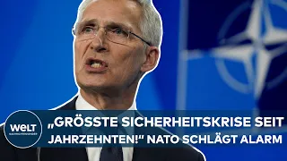 STOLTENBERG: "Größte Sicherheitskrise seit Jahrzehnten!" Finnland und Schweden - NATO wächst weiter