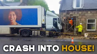 UNBELIEVABLE UK LORRY DRIVERS | Pulling Out Front of the Truck, Lorry on a Narrow Country Lane! #13