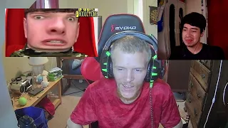 Reaction with Redlovely19 - Morgz Abuses Balls