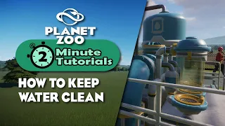 How to clean water | 2 minute tutorials | Planet Zoo