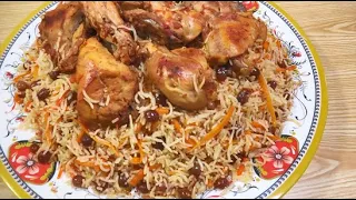 Qabili Pulao Recipe | Delicious And Easy Traditional Afghan Rice قابلی دمپخت آسان و خوشمزه