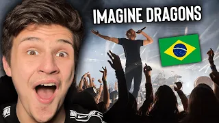 The Best Brazilian Crowd Ever RECORDED 🔥!! (Imagine Dragons) |🇬🇧 Gringo Britânico Reagindo