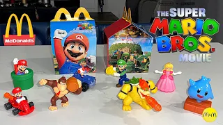 The Super Mario Brothers Movie 2023 McDonalds Happy Meal Toy Collection! Dec 30th 2022!