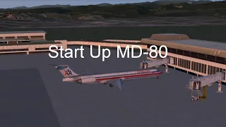 MD-80 Cold and Dark Start Up Tutorial | X-Plane 10 Mobile