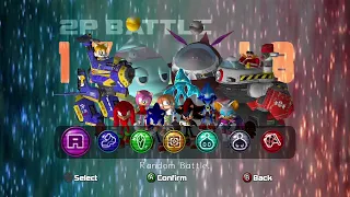 Sonic Adventure 2 - Action Race Battle (Multiplayer Footage)